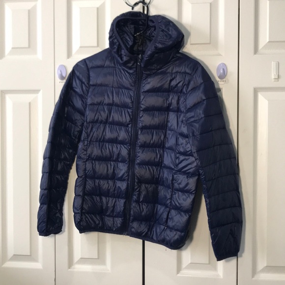 Puffy dark blue jacket - Picture 2 of 3